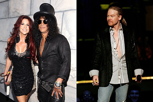 Slash and Axl Rose